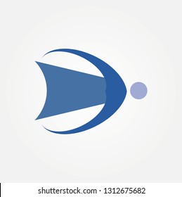 
flying design icon