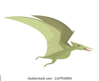 flying dinosaur pterodactylus