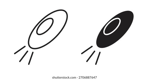 Colección de iconos de disco volador. iconos simples modernos para el Web