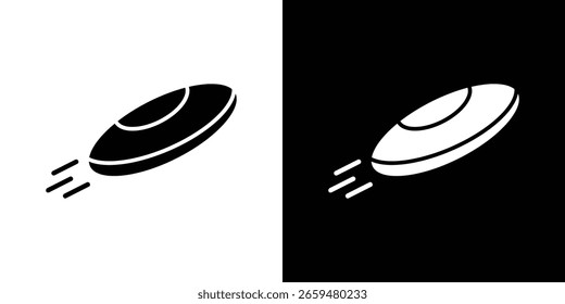 Flying disc icon Vector scalable graphics