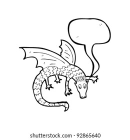 flying dragon cartoon