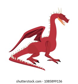 Flying dragon fantastic creature
