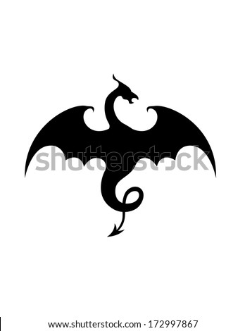 Flying Dragon Illustration Stock Vector (Royalty Free) 172997867 ...