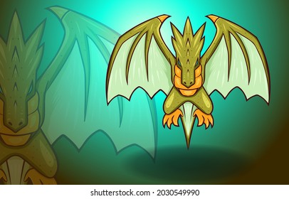 Flying Dragon Wings Fantasy Mythology Monster Legend Creature