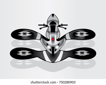 flying drone motorcycle design