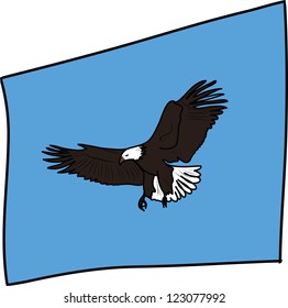 flying eagle