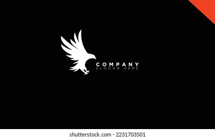 flying eagle or falcon logo for branding and business