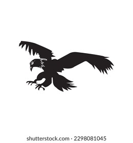 flying eagle icon design vector illustration