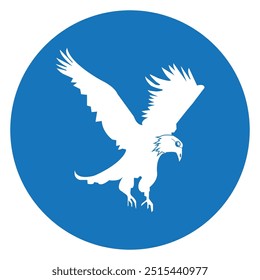 flying eagle icon design vector illustration