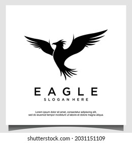 Flying Eagle Logo design template