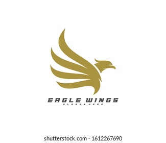 Flying Eagle Logo Design Vector, Creative design, Template, illustration