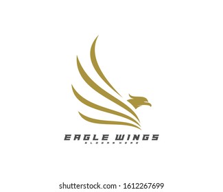 Flying Eagle Logo Design Vector, Creative design, Template, illustration