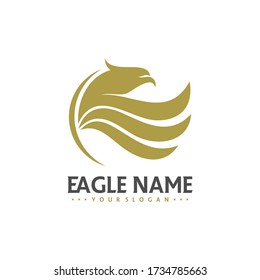 Flying Eagle Logo Design Vector, Creative design, Template, illustration, Icon symbol