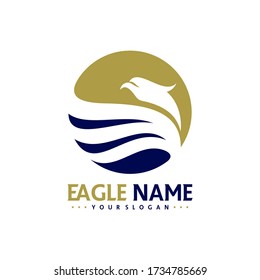 Flying Eagle Logo Design Vector, Creative design, Template, illustration, Icon symbol