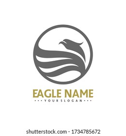 Flying Eagle Logo Design Vector, Creative design, Template, illustration, Icon symbol