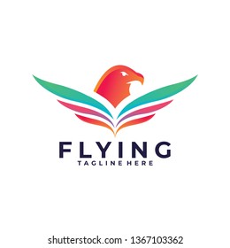 flying eagle logo icon
