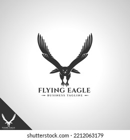 Flying Eagle Logo Template .