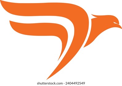 Flying Eagle Logo Template in a modern minimalist style
