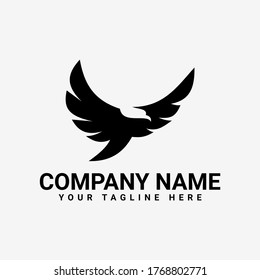 Flying Eagle Logo Vector Concept