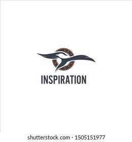 Flying Eagle or Predator logo emblem
