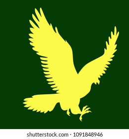 flying eagle silhouette