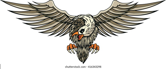 Flying Eagle Vector