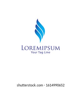 Flying Energy logo design Template