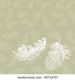 flying feathers