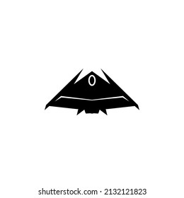 Flying Fighter Jet vector icon