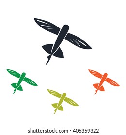 Flying fish icon