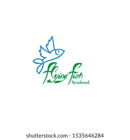 Flying fish logos are compatible for business or web logos