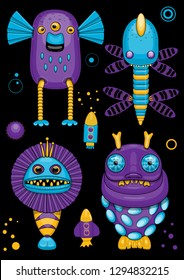 flying fish in space cute aliens