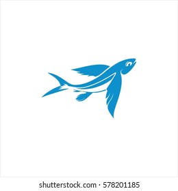 Flying Fish Vector Design