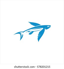 Flying Fish Vector Design
