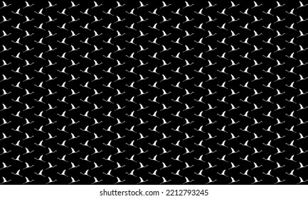 Flying Flamingo (Bird) Motifs Pattern. Contemporary Decoration for Interior, Exterior, Carpet, Textile, Garment, Cloth, Silk, Tile, Plastic, Paper, Wrapping, Wallpaper, Pillow, Sofa, Background, Ect.