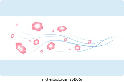 Flying flowers. To see all my ornaments, search by keywords: "agb-ovect" or "agb-orastr"