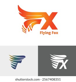 Flying Fox Logo Your Business, The Flying Fox - fx - logo, Fox logo, f logo