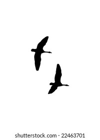 Flying Geese Silhouettes