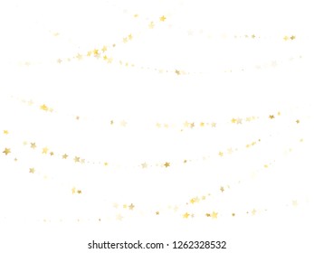 Flying Gold Star Sparkle Vector White Stock Vector (Royalty Free ...