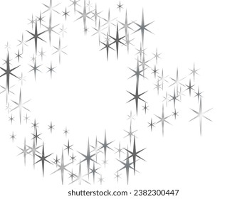 Flying gold star sparkle vector with white background.  Gold glitter dust confetti, magic shining sparkles scatter vector. Starry festive decor.