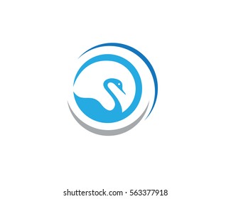 flying goose icon. flat illustration isolated sign symbol