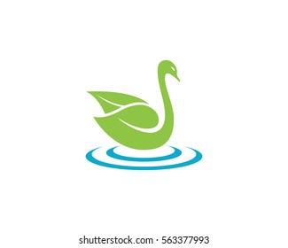 flying goose icon. flat illustration isolated sign symbol