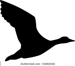 Flying Goose Silhouette