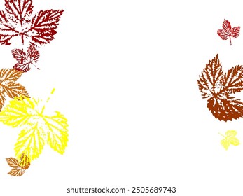 Flying green leaves. Set of waves formed by green leaves Stylish tree foliage vector september seasonal background.