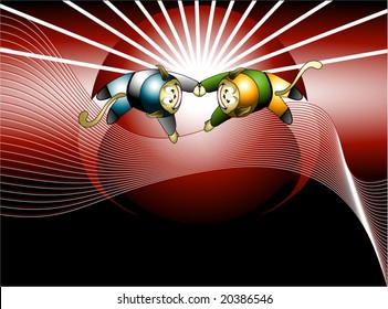 Flying Happy Monkeys