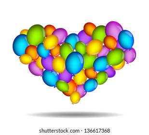 Flying heart