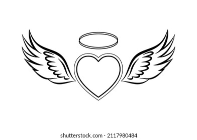 Angel Heart Temporary Tattoo – Temporary Tattoos