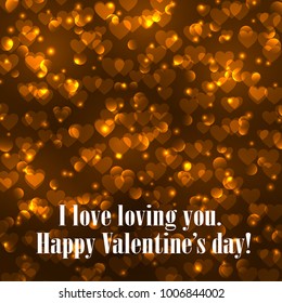 Flying hearts Valentine's day
