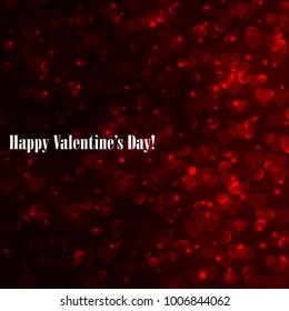 Flying hearts Valentine's day