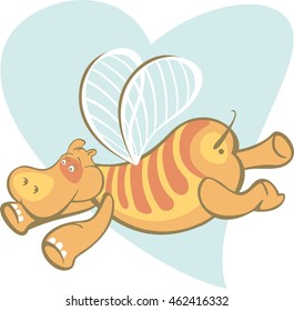 flying hippo